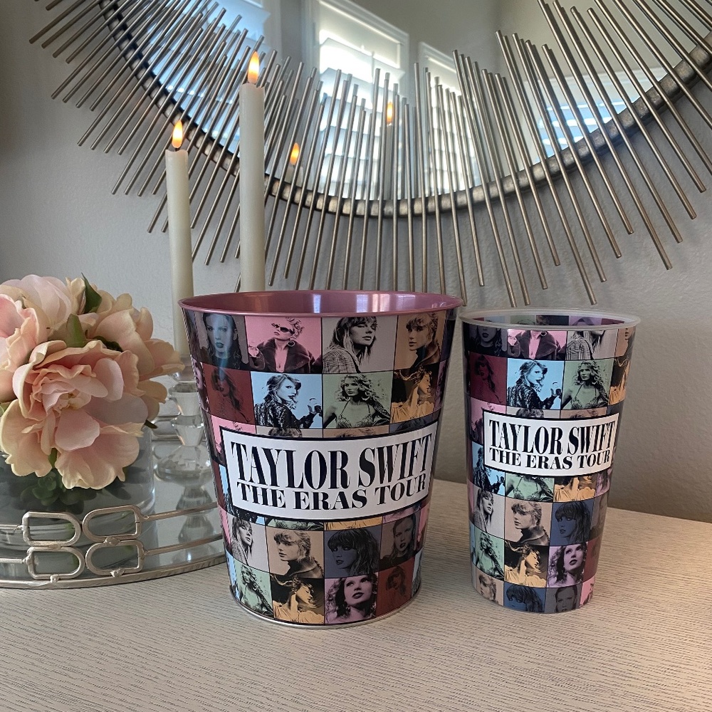 Taylor Swift Eras Tour AMC Popcorn Bucket and Large Cup!